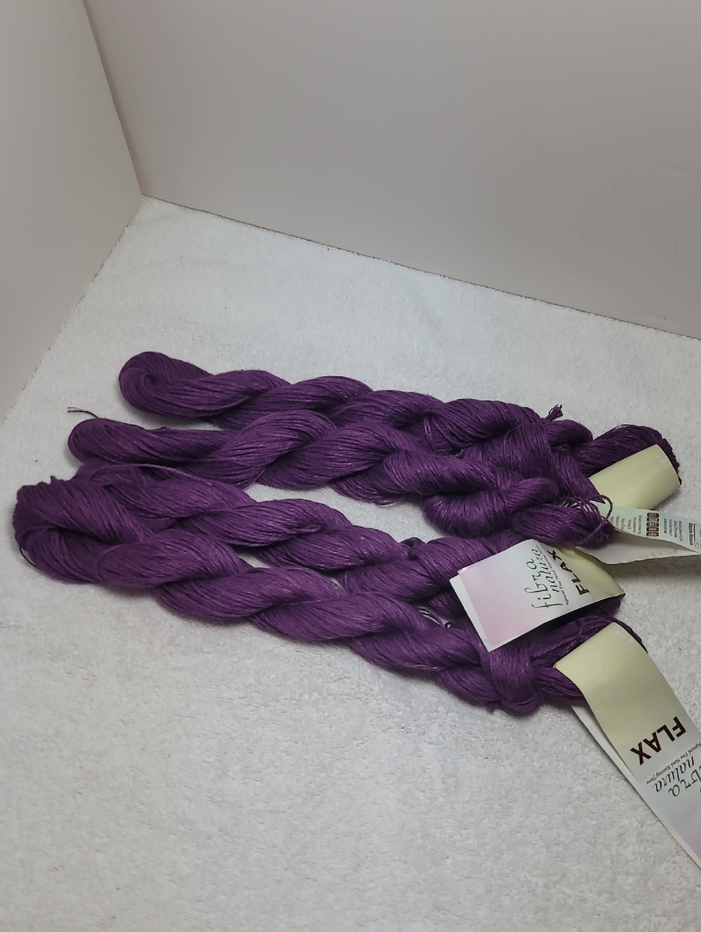 Fibra Natura Flax Linen  4 Hanks NWT
